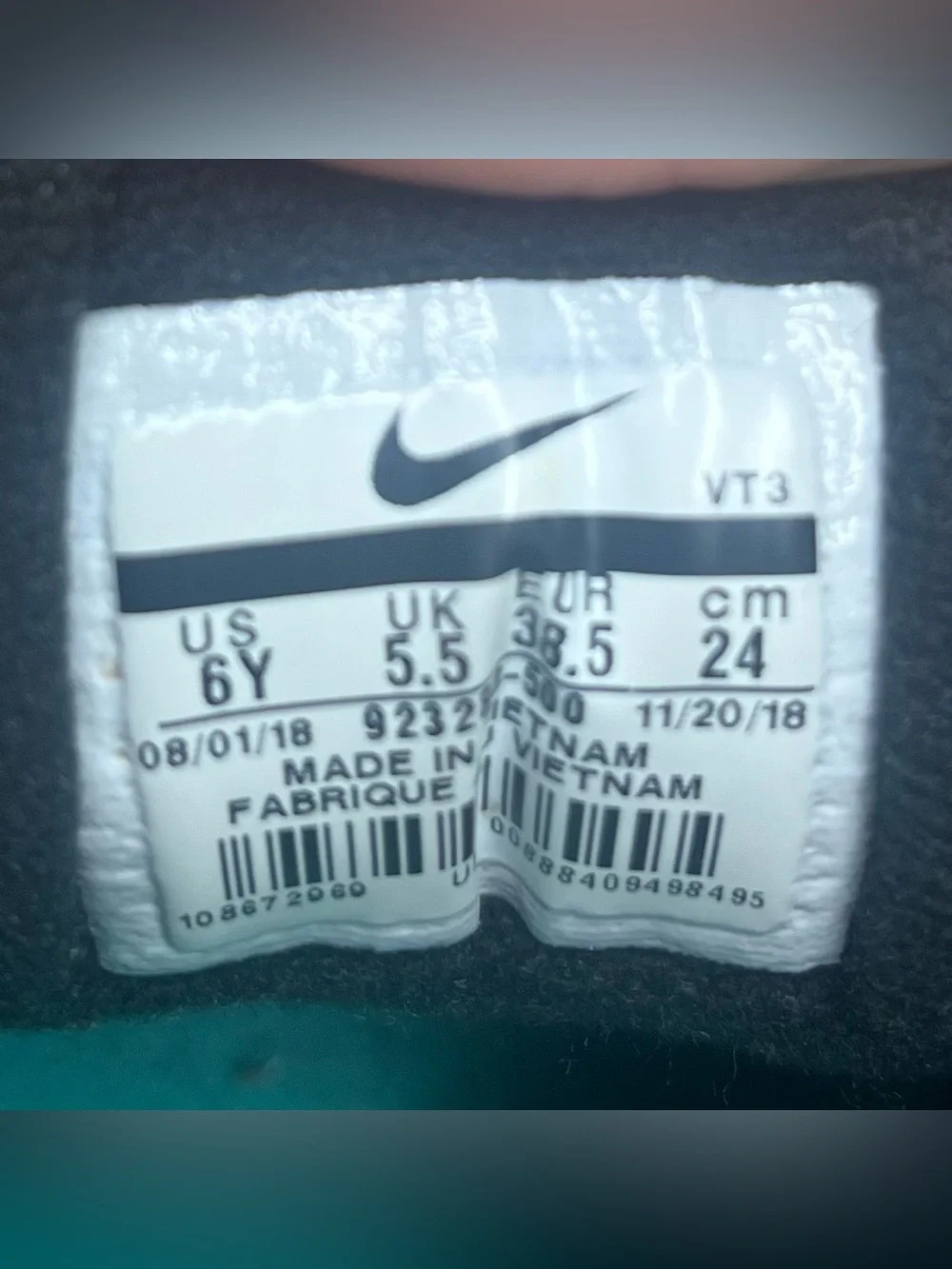 Nike Air Max 97 in Lavender, Teal & Cream Size 6 Youth